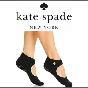 NWT Kate Spade Barre Socks in black